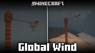 Global Wind Mod (1.21.4, 1.20.1) – Directional Wind Based On World Time