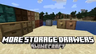 More Storage Drawers Mod (1.18.2, 1.17.1) – Integrate Modded Woods Into Storage Drawers