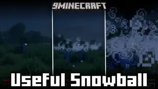 Useful Snowball Mod (1.21.4, 1.20.1) – Snowballs Can Slow Down Mobs