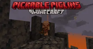 Pickable Piglins Mod (1.21.4, 1.21.1) – Pick Up And Place Piglins Anywhere