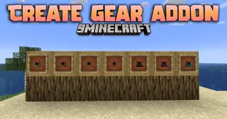 Create Gear Addon Mod (1.18.2, 1.17.1) – More Wood Textured Gears