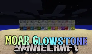 MOAR Glowstone Mod (1.10.2) – More Variety to Glowstone Blocks