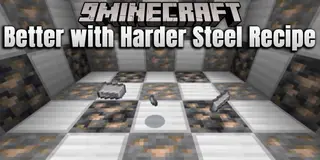 Better with Harder Steel Recipe Mod (1.12.2) – An Alternate Way of Getting Buttons