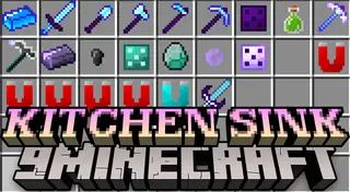 Kitchen Sink Mod (1.10.2, 1.8.9) – A Variety of Useful Items