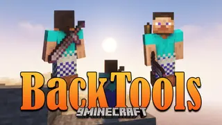 BackTools Mod (1.21.4, 1.20.1) – Putting the Tools on your Back