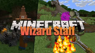 Wizard Staff Mod (1.19.2, 1.18.2) – Sorcery, Wizardy, Time Manipulation