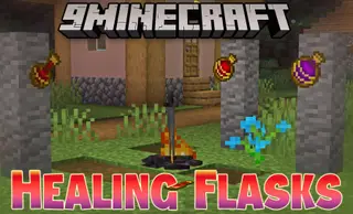 Healing Flasks Mod (1.20.1, 1.19.2) – Refillable Potions