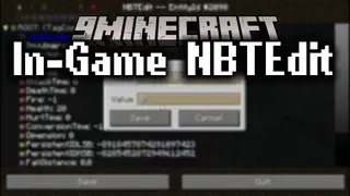 Jay113355 In-Game NBTEdit Mod (1.16.5, 1.12.2) – Edit Spawners, Entities, and Tiles