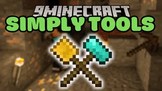 Simply Tools Mod (1.21.1, 1.20.1) – Mining in A 3×3 Area