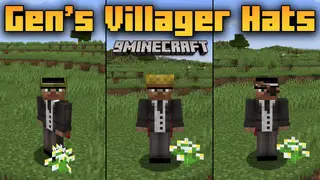 Gen's Villager Hats Mod (1.21.4, 1.20.1) – Bring Villager Style To Your Character