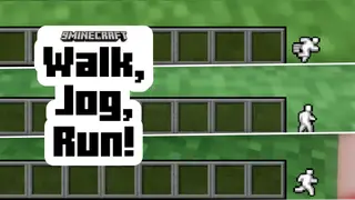 Walk, Jog, Run! Mod (1.21.1, 1.20.1) – New Walking, Jogging & Sprinting Mechanism