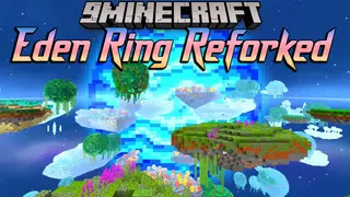 Eden Ring Reforked Mod (1.20.4, 1.20.1) – Dimension, Gravity Blocks and More