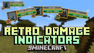 Retro Damage Indicators Mod (1.20.1) – Brings Back The Classic Modded Damage Indicator