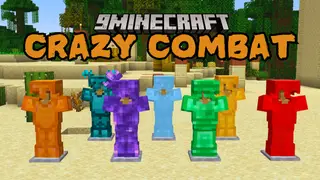 Crazy Combat Mod (1.21.4, 1.20.6) – New Armor, Tools, and Foods