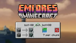 EMI Ores Mod (1.21.1, 1.20.1) – View Y-level Distribution, Vein size, and Spawn Rates