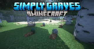 Simply Graves Mod (1.21.1, 1.20.1) – Gravestones Done Right