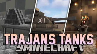 Trajan's Tanks Mod (1.20.1, 1.19.4) – WW2 Tanks to Minecraft