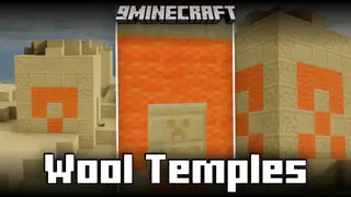 Wool Temples Mod (1.21.4, 1.20.1) – Replaces Desert Temple Terracotta With Wool
