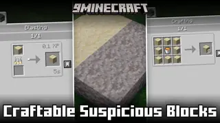 Craftable Suspicious Blocks Mod (1.21.1, 1.20.1) – New Crafting Recipes