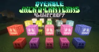 Dyeable Jack O'Lanterns Mod (1.21.4, 1.20.1) – Bring Festive Flair To Minecraft