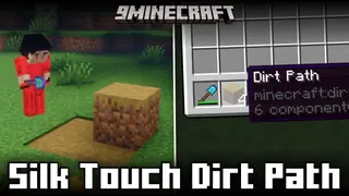 Silk Touch Dirt Path Mod (1.21.1, 1.20.1) – Break And Collect Path Blocks Using Silk Touch Tools