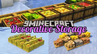 Decorative Storage Mod (1.21.4, 1.20.1) – Versatile Barrel Types
