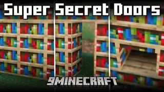 Super Secret Doors Mod (1.21.4, 1.20.1) – Doors With Block Texture