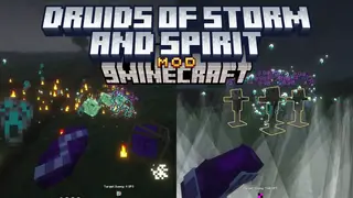 Druids of Storm and Spirit Mod (1.21.1, 1.20.1) – Spell Engine Addon For Soul And Lightning Magic