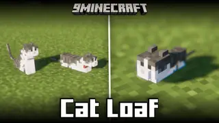 Cat Loaf Mod (1.21.4, 1.20.1) – Tamed Cats Cuddle Up Into Loafs