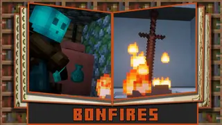 Bonfires Mod (1.21.4, 1.20.1) – Safe Havens for Exploring
