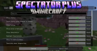 Spectator Plus Mod (1.21.4, 1.20.1) – Moderate Smarter