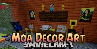 Moa Decor Art Mod (1.21.1, 1.20.1) – Art-Themed Decorations