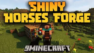 Shiny Horses Forge Mod (1.20.6, 1.20.1) – Enchantable Horse Armor