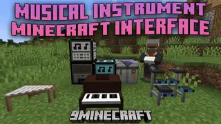 Musical Instrument Minecraft Interface Mod (1.21.1, 1.20.1) – Multiple Instruments