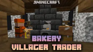 Bakery Villager Trader Mod (1.21.4, 1.20.1) – Bread Armor And Bakery Villager