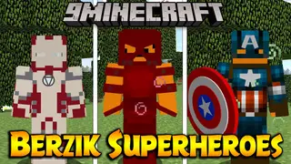 Berzik Superheroes Mod (1.12.2) – Wearing Costumes of Superheroes