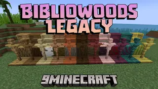 Bibliowoods Legacy Mod (1.21.1) – More Wood Variants For Bibliocraft Legacy Mod