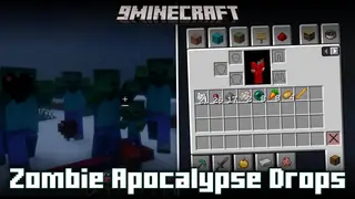 Zombie Apocalypse Drops Mod (1.21.4, 1.20.1) – Zombies Now Drop More Items