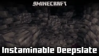 Instaminable Deepslate Mod (1.21.1, 1.20.1) – Makes Deepslate Blocks Instaminable