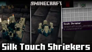 Silk Touch Shriekers Mod (1.21.3, 1.21.1) – Mined Shriekers Never Lose Their Ability