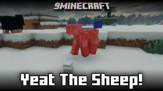 Yeat the Sheep! Mod (1.21.1, 1.20.1) – Hit Sheeps To Drop Their Wool