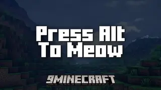 Press Alt To Meow Mod (1.21.1, 1.20.1) – Keybind For Meowing