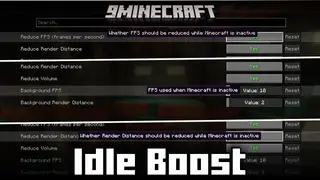 Idle Boost Mod (1.21.1, 1.20.1) – Optimizes Performance When Minecraft Is In The Background