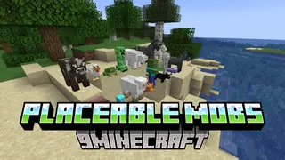 Placeable Mobs Mod (1.20.4, 1.20.1) – Create Dynamic Scenes