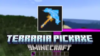 Terraria Pickaxe Mod (1.20.4, 1.20.1) – Bring Terraria To Minecraft