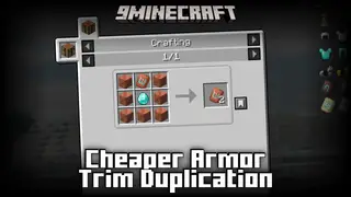 Cheaper Armor Trim Duplication Mod (1.21.4, 1.20.1) – Makes Armor Trim Duplication Cheaper