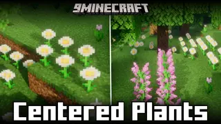 Centered Plants Mod (1.21.1, 1.20.1) – Makes Flowers And Plants Centered