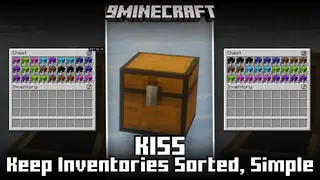 KISS Mod (1.21.4, 1, 1.21.1) – Keep Inventories Sorted, Simple