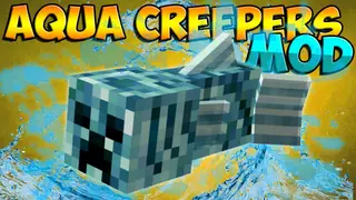 Aqua Creepers Mod (1.20.1, 1.18.2) – Even Water Isn't Safe Now