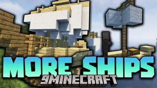 More Ships Mod (1.20.6, 1.20.1) – Rafts, Small Ships and Big Ships